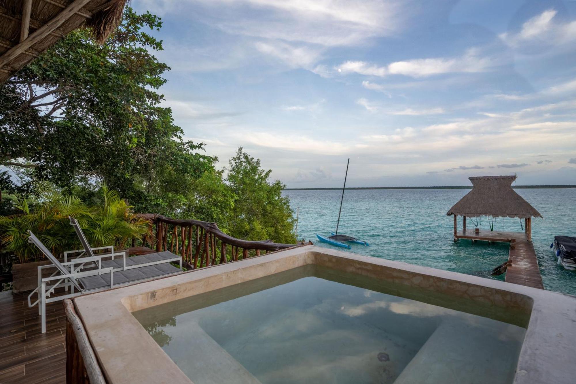 Xoot Kaana Villa Vista Laguna Bacalar Exterior foto